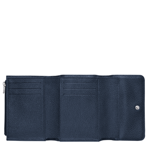 Portefeuille compact, Navy Vue 2 de Portefeuille compact, Navy, hi-res