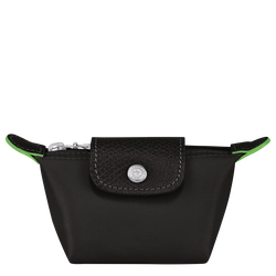 Le Pliage Green Monedero , Lona reciclada - Negro