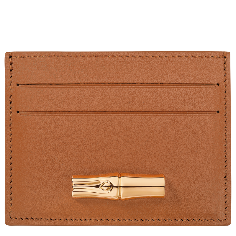 Porta Carte Le Roseau , Pelle - Anacardo  - View 1 of  2