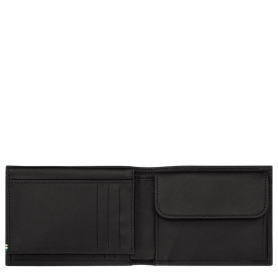 Longchamp sur Seine Cartera , Cuero - Negro