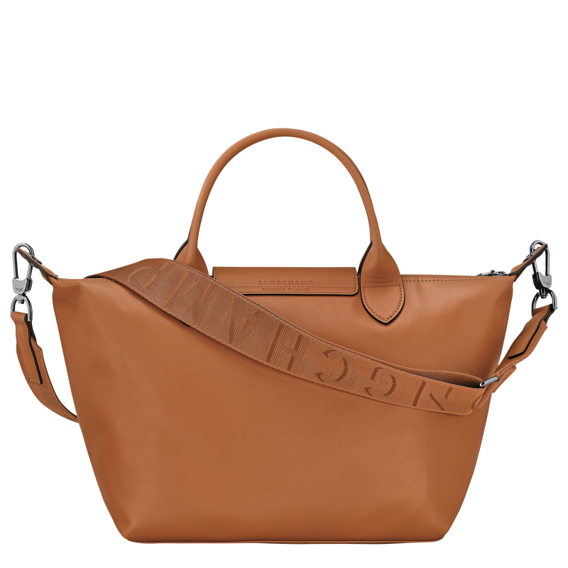 Le Pliage Xtra Bolso con asa superior S , Cuero - Anacardo  - Vista 3 de 5
