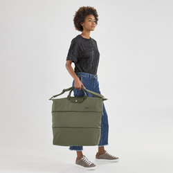 Erweiterbare Reisetasche Le Pliage Green , Recyceltes Canvas - Fichte