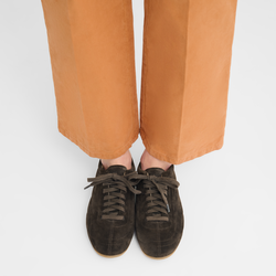On-The-Go Sneakers , Mocha - Leather