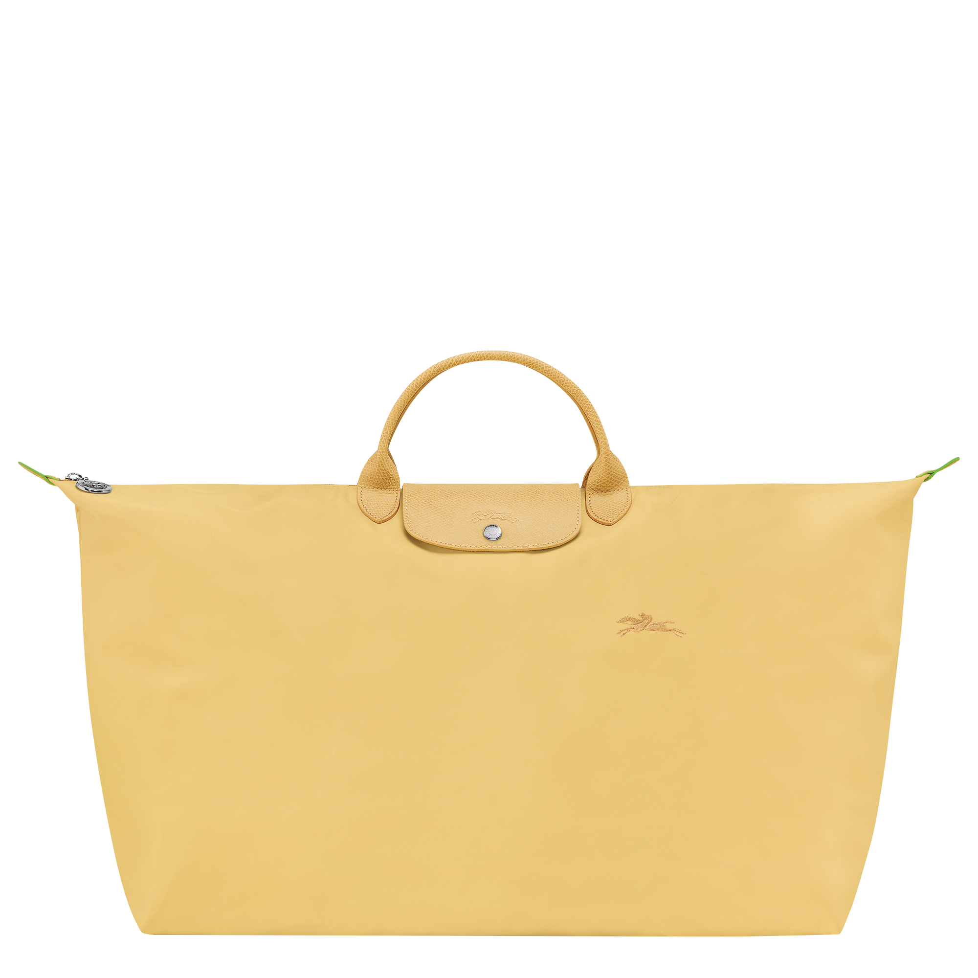 Le Pliage Green 旅行袋 M, 小麥白