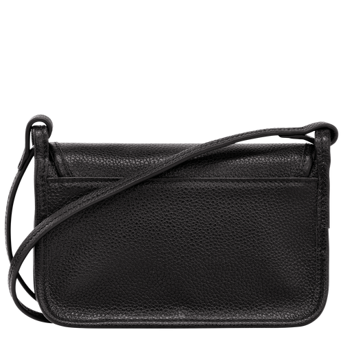 Clutch XS Le Foulonné , Leder - Schwarz - Ansicht 4 von 6