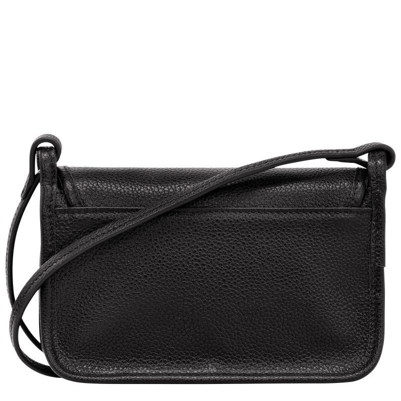 Le Foulonné XS Clutch , Black - Leather  - View 4 of  6