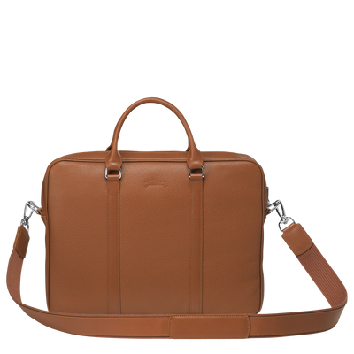 Le Foulonné Briefcase XS, Caramel