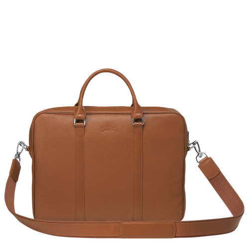 Le Foulonné XS Briefcase , Caramel - Leather - View 4 of 5