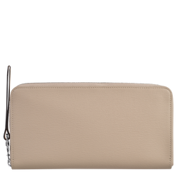 Long wallet with zip around, Sand