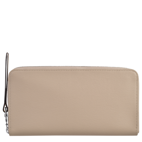 Le Pliage City Long wallet with zip around, Sand