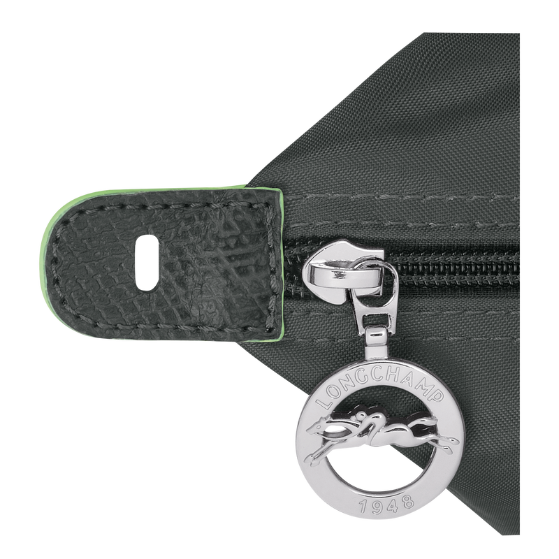 Sac de voyage M Le Pliage Green , Toile recyclée - Graphite  - Vue 5 de 6