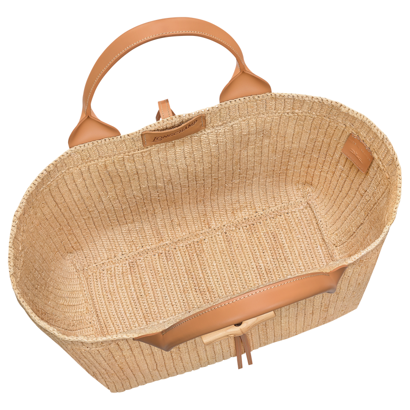 Shopping bag L Le Roseau , Tela - Sabbia  - View 5 of  6