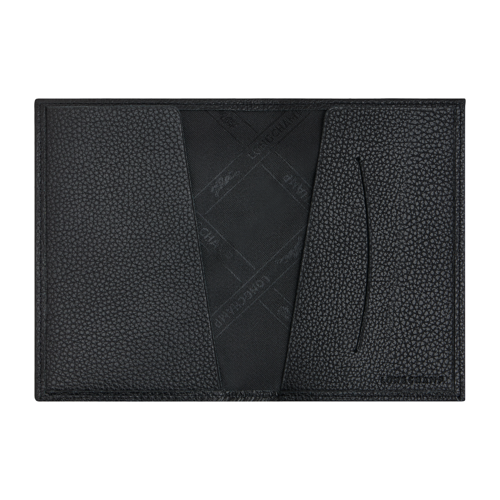 Le Foulonn&eacute; Passport cover, Black