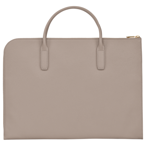 Le Foulonné S Briefcase , Turtledove - Leather - View 4 of  5