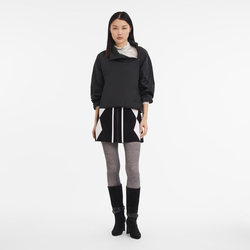 Jupe , Cuir - Noir/Blanc