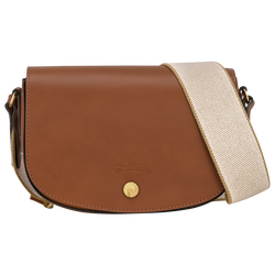 Épure S Crossbody bag , Cognac - Leather