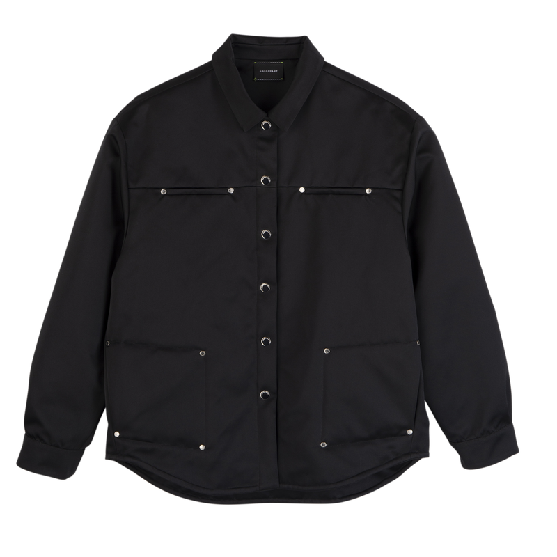 Hemd , Technischer Satin - Schwarz  - Ansicht 1 von 4