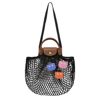 Le Pliage Filet Mesh bag L, Black