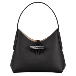 Roseau S Hobo bag , Black - Leather