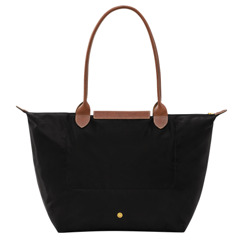 Le Pliage Original L Tote bag , Black - Recycled canvas - View 4 of  6