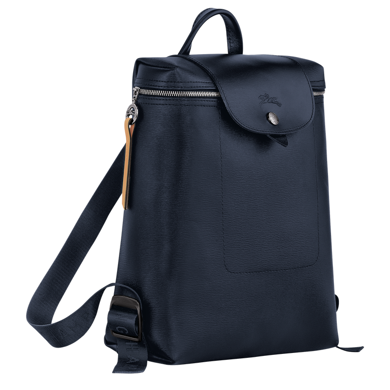 Le Pliage City M Backpack , Navy - Canvas  - View 2 of 4