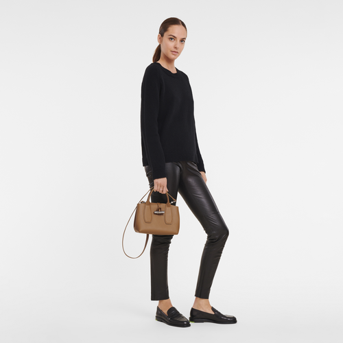 longchamp roseau leather tote