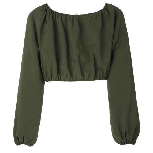 Top , Crêpe - Khaki - Ansicht 1 von 5