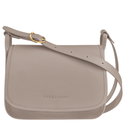 Le Foulonné M Crossbody bag , Turtledove - Leather
