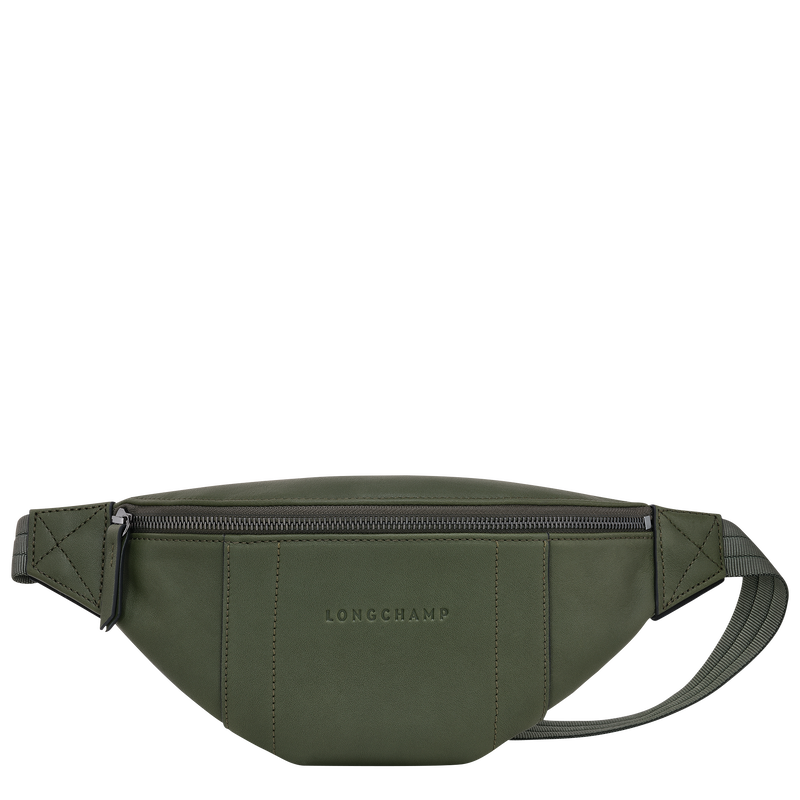 Longchamp 3D S Belt bag Khaki - Leather | Longchamp US