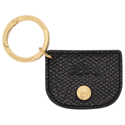 Épure Key ring , Black - Leather