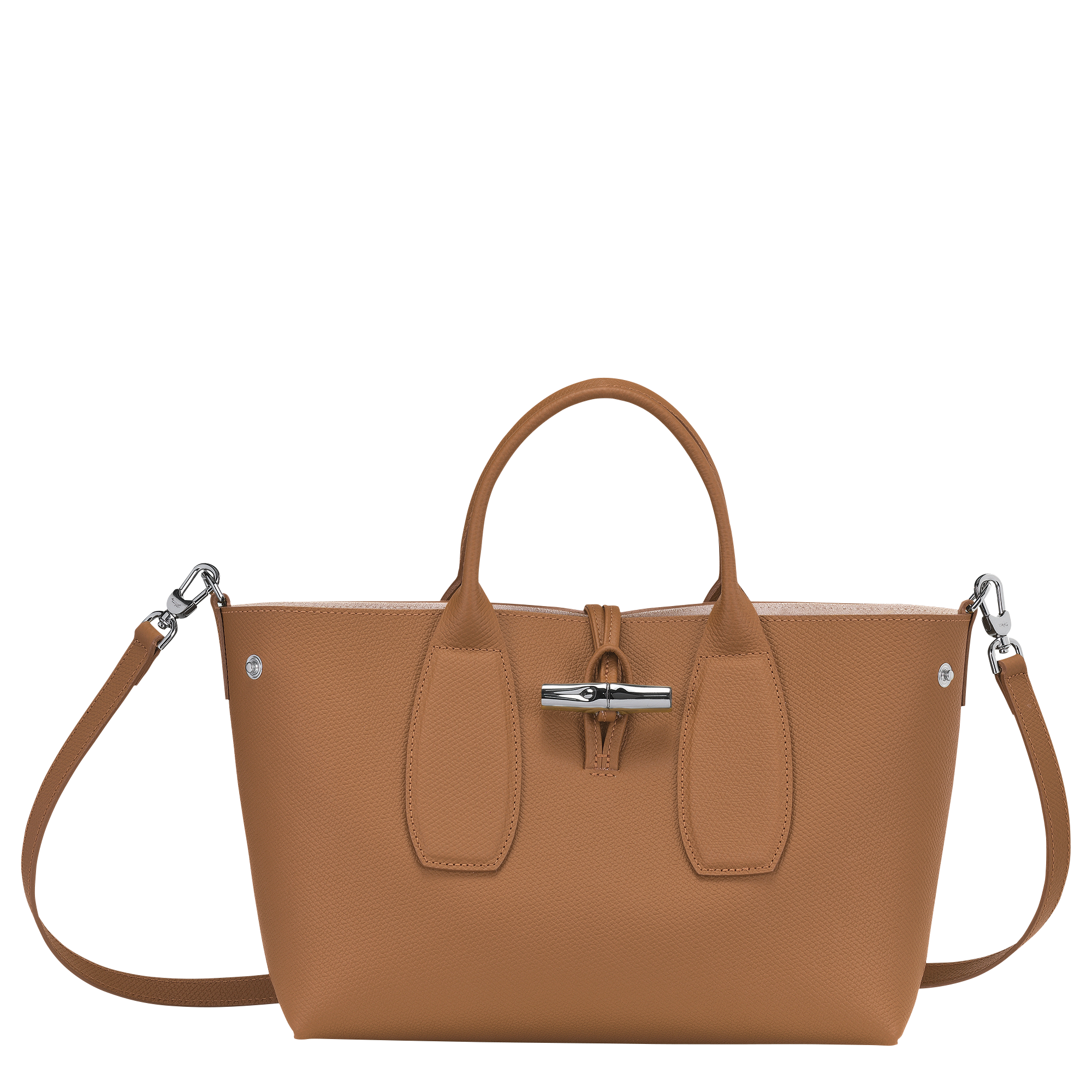 Longchamp Women's Roseau Xs Leather Shoulder Bag - Natural