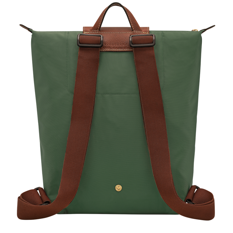 Le Pliage Original M Backpack , British Green - Canvas  - View 4 of  7