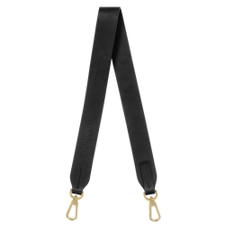 Spring/Summer 2024 Collection Shoulder strap , Black - Leather