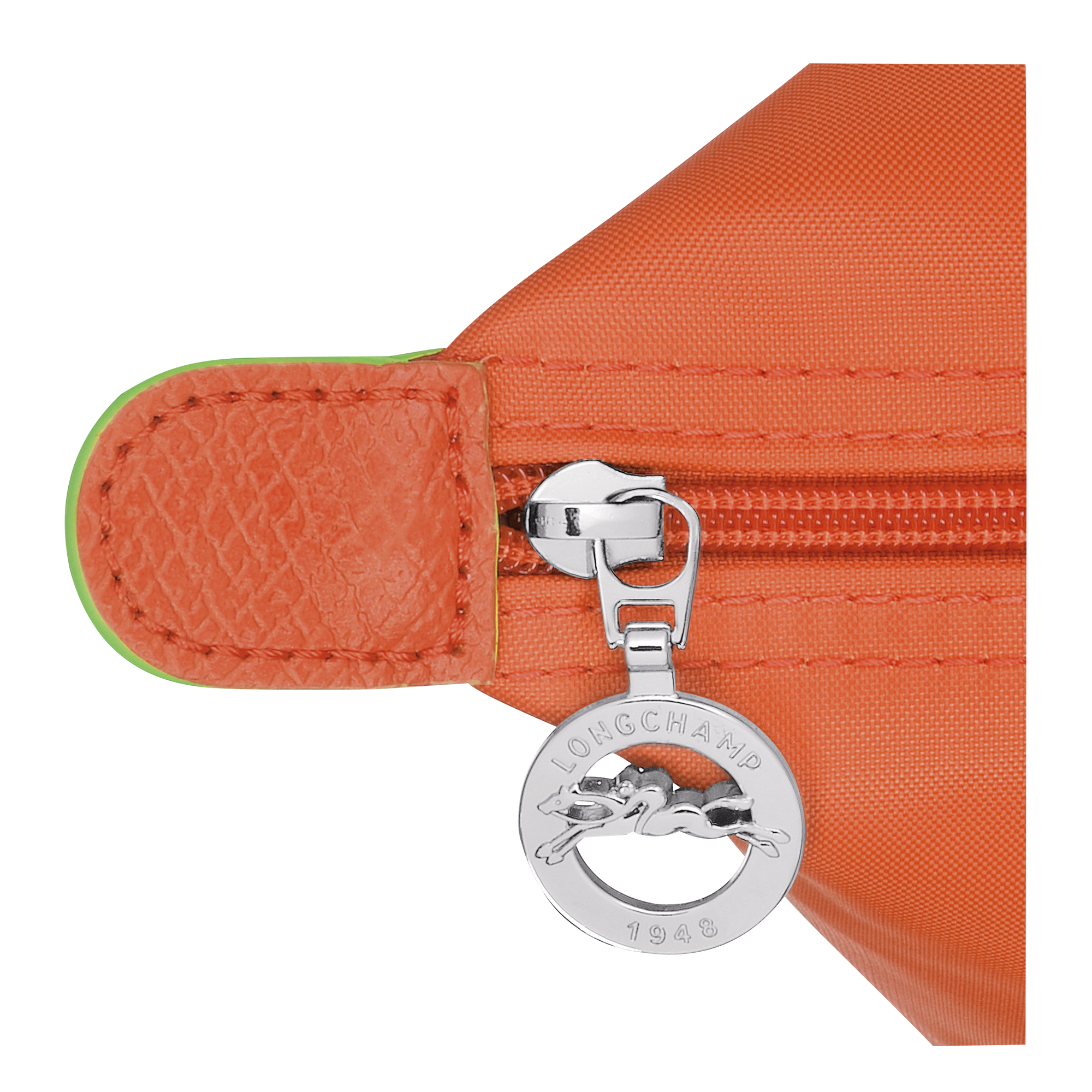 Le Pliage Green Handbag M, Carot