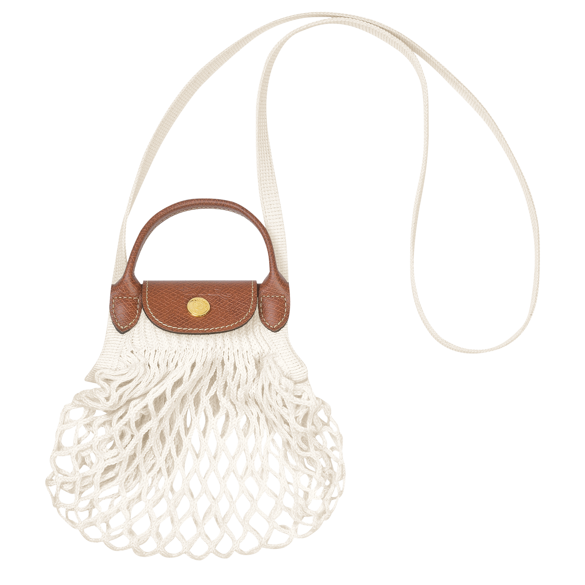 Mesh bag XS, Ecru - View 1 of
4 - zoom in Le Pliage Filet Mesh bag XS, Ecru