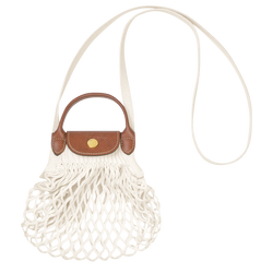 Le Pliage Filet XS Mesh bag , Ecru - Canvas