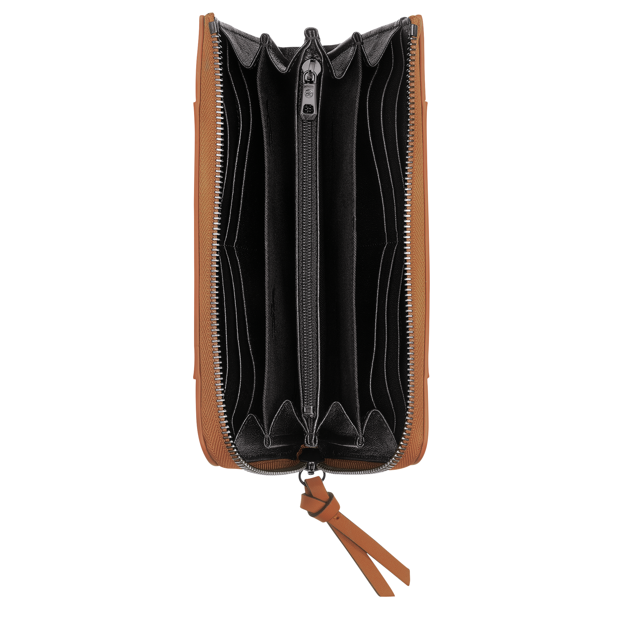Longchamp 3D Zip around wallet Natural - Leather | Longchamp CA Longchamp 3D Zip around wallet Natural - Leather | Longchamp CA