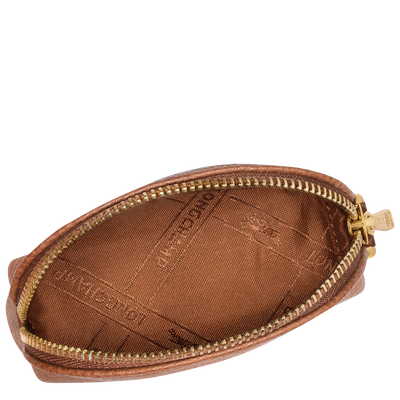 Porte-monnaie Le Foulonné , Cuir - Caramel