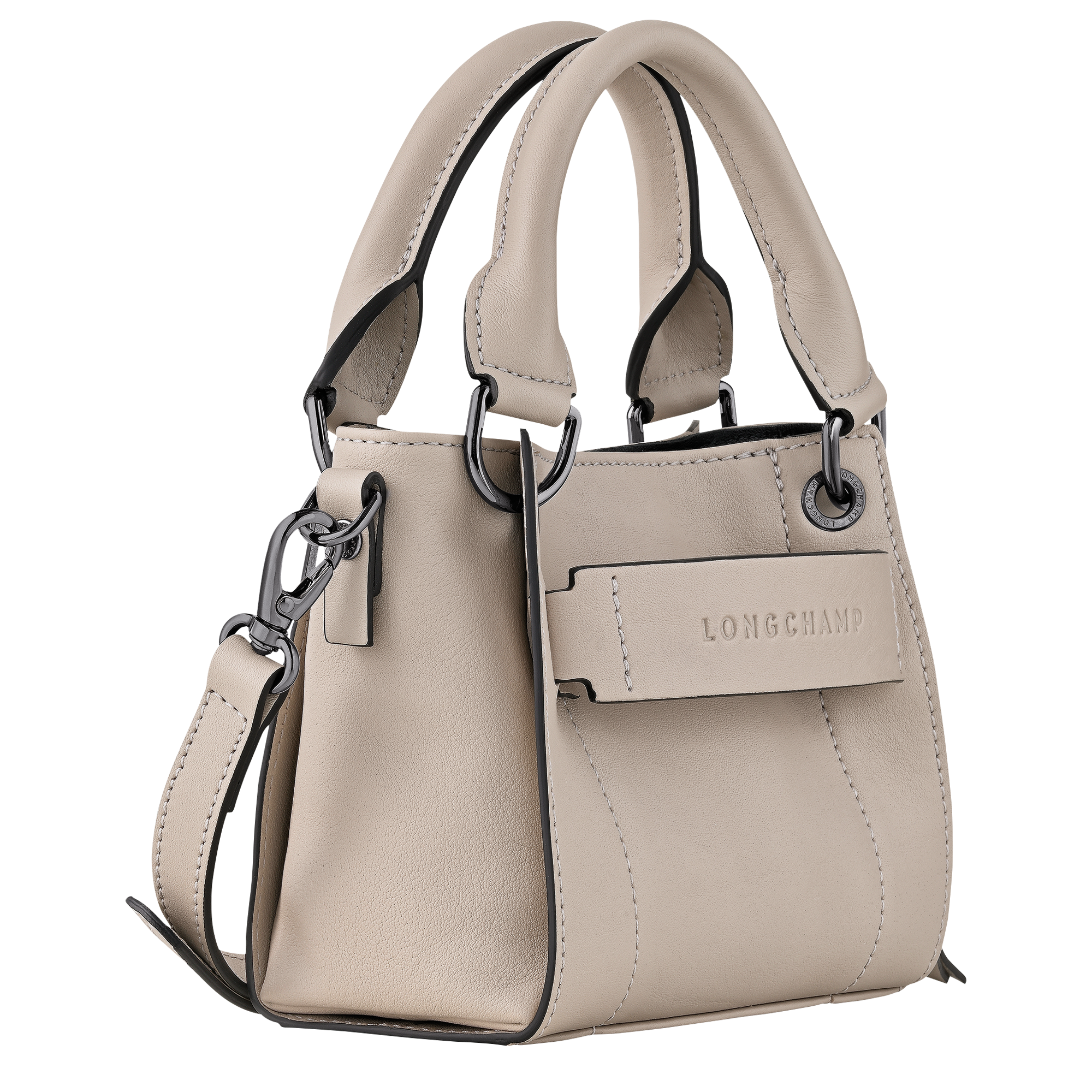Handbag XS, Clay - View 3 of
6 - zoom in Longchamp 3D Handbag XS, Clay