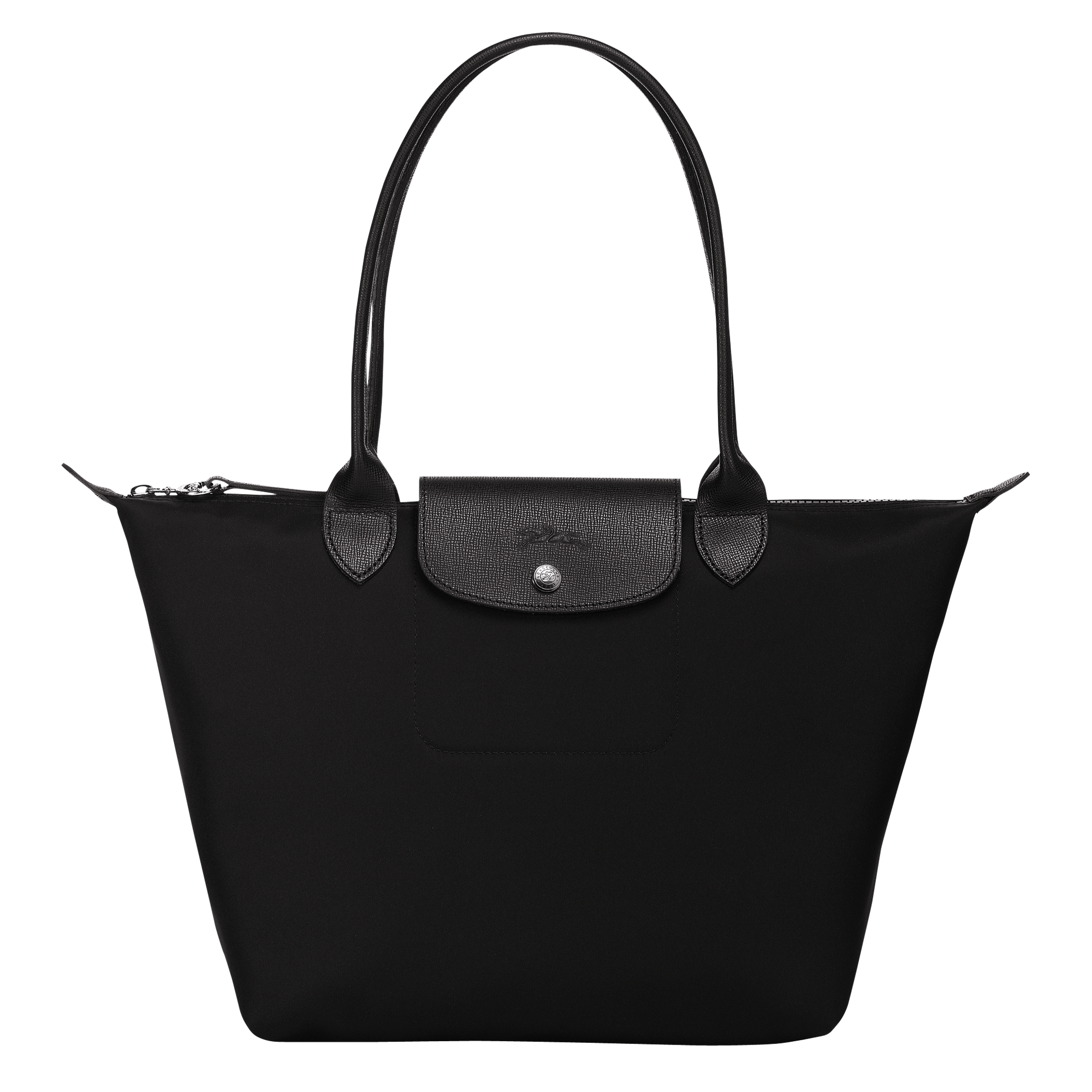 black shoulder tote