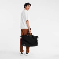 Boxford XL Travel bag , Black - Recycled canvas