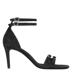 La Baronne Pumps , Black - Leather