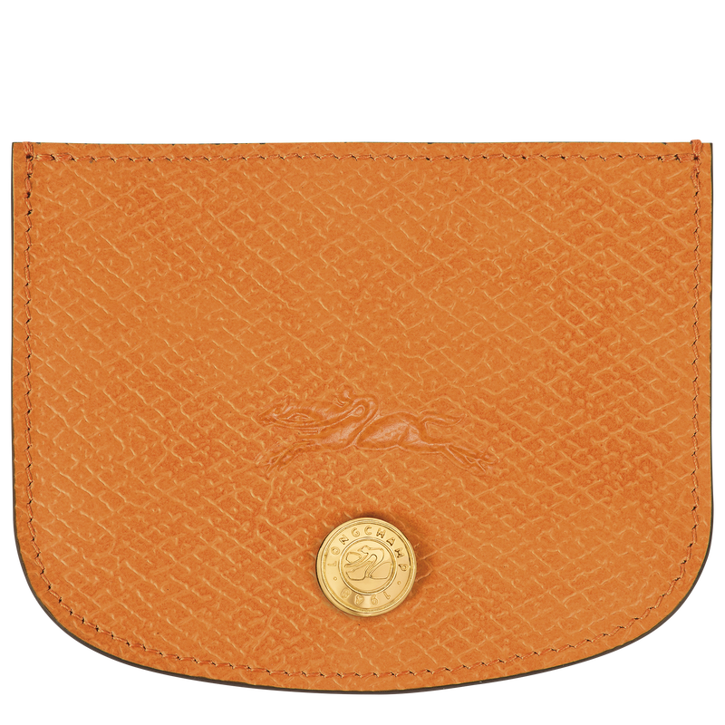 Karten-Etui Épure , Leder - Apricot  - Ansicht 1 von 2