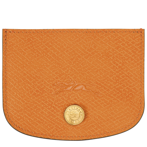 Épure Card holder , Apricot - Leather - View 1 of  2