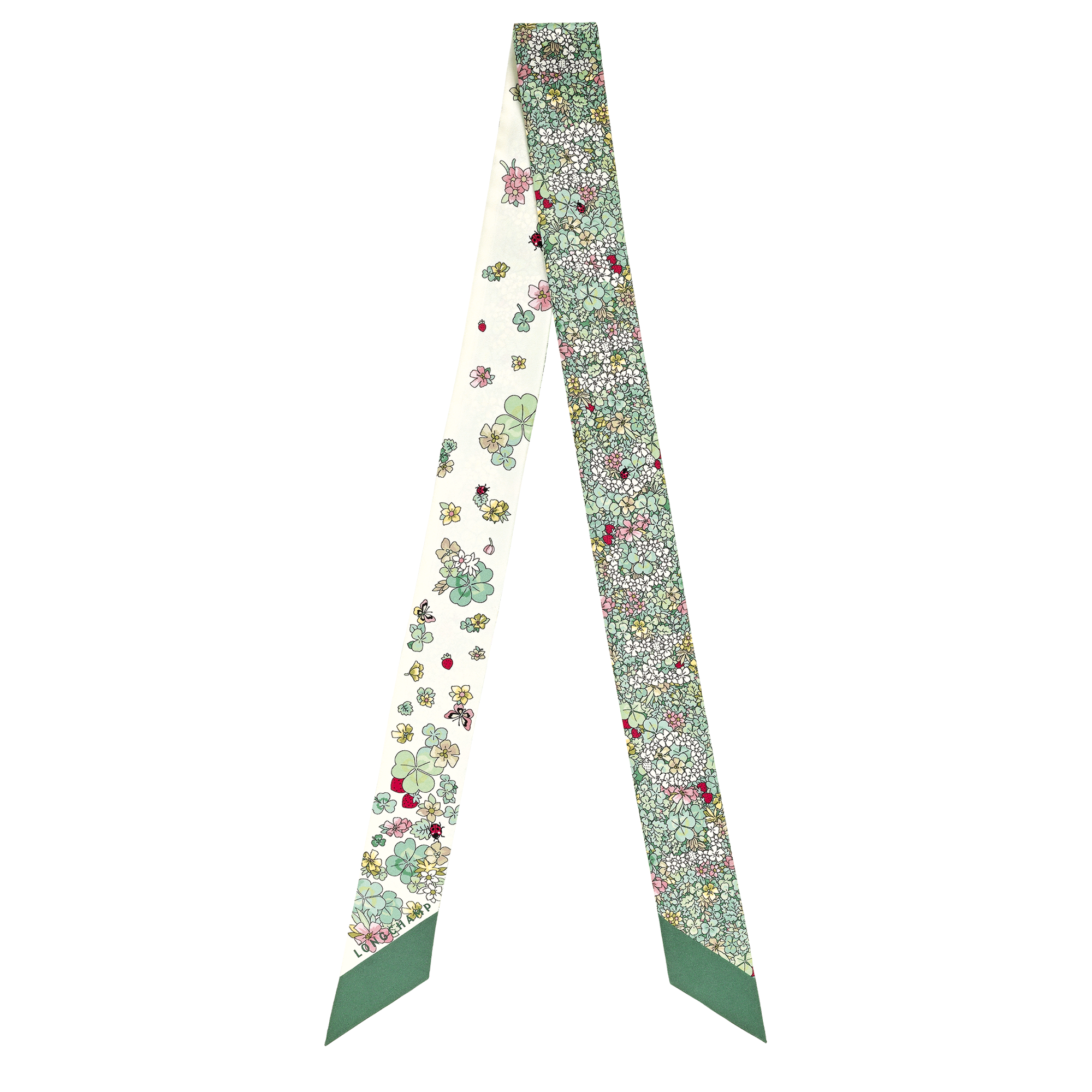 Frise Fleurie Headband, Green