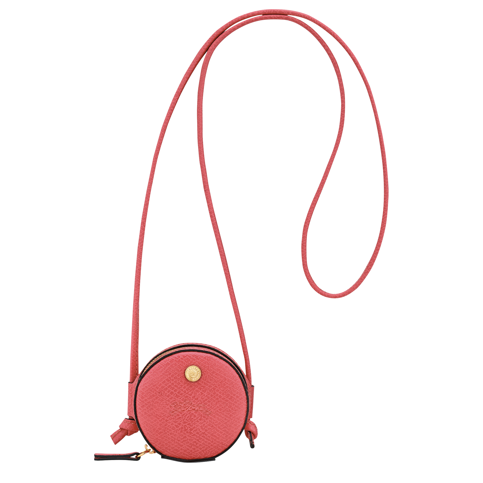 &Eacute;pure 附掛繩零錢包, 珊瑚粉色