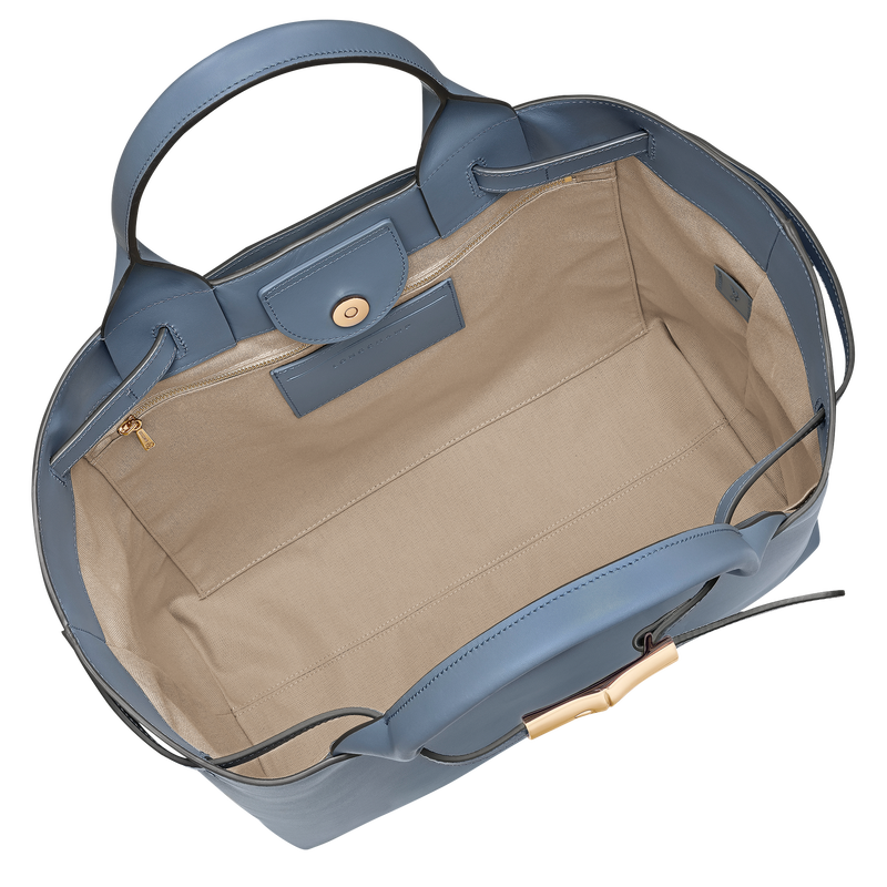 Le Smart Tote bag , Slate - Leather  - View 5 of 6