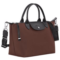 Le Pliage Energy S Handbag , Cocoa - Recycled canvas