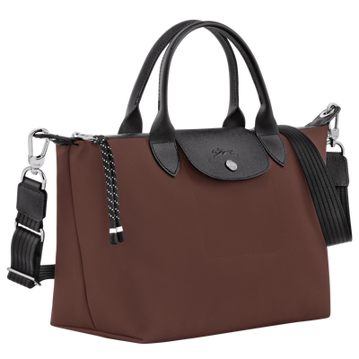 Sac &agrave; main S Le Pliage Energy , Toile recycl&eacute;e - Cacao