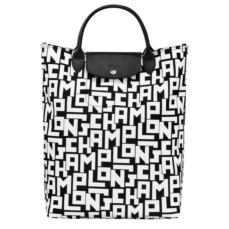 Shopper M Le Pliage LGP , Canvas - Schwarz/Weiss  - Ansicht 1 von 4
